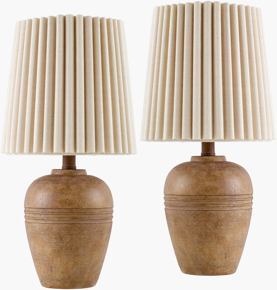 Kakisa Accent Table Lamp, by Surya, 9" width x 19" height