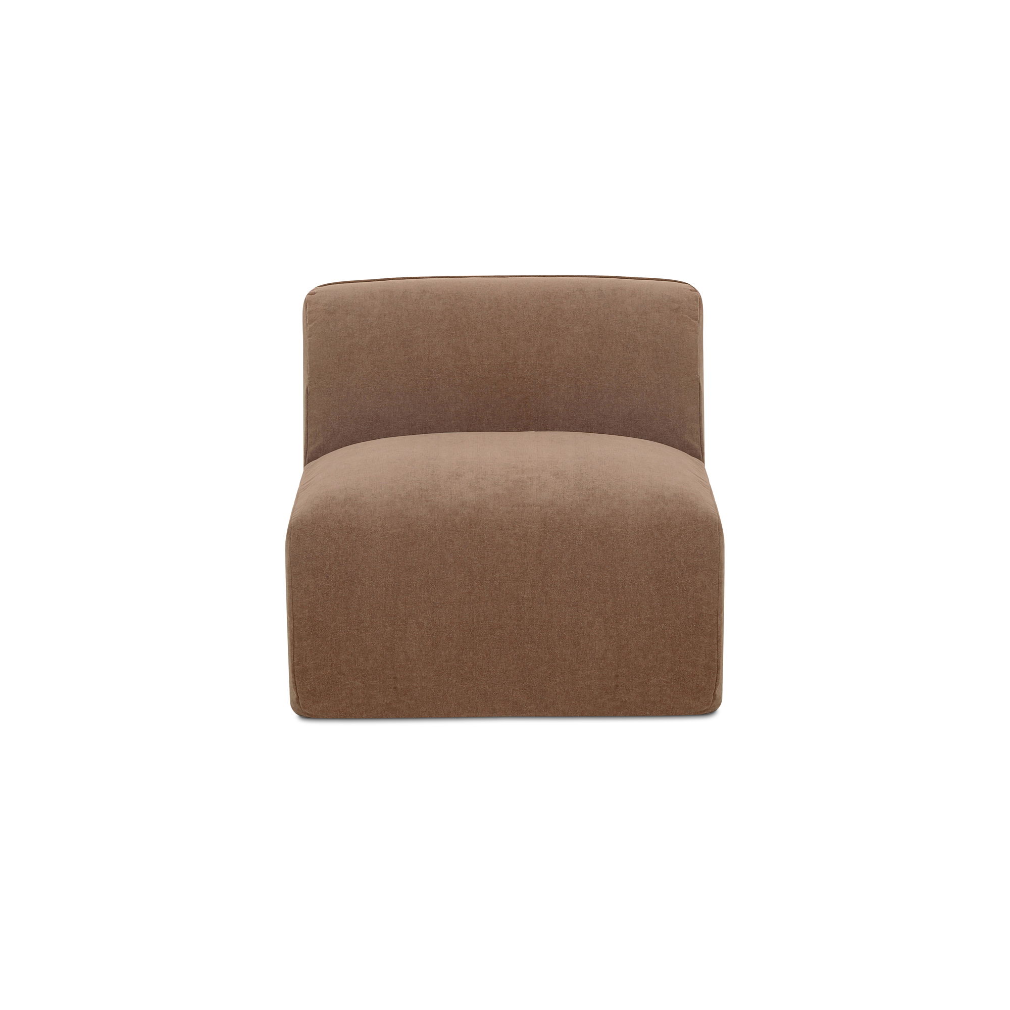 Isla Slipper Chair Mocha, Accent Chair by Moe's Home, 34.2" width x 29.9" height x 41.7" depth View 1