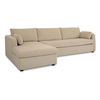Burrow Sleeper Sectional With Storage Chaise Sand Left, Sectional Sofa by Moe's Home, 115.75" width x 32.68" height x 61" depth thumbnail 2