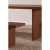 Koshi Dining Table Sandblasted Amber Oak, by Moe's Home, 96" width x 30" height x 40" depth thumbnail 6