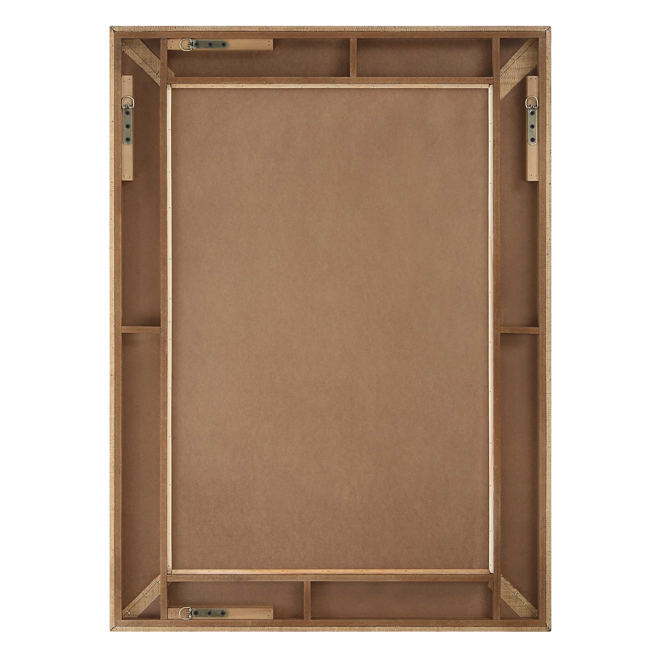 Bungalow Grass Cloth Mirror large image 