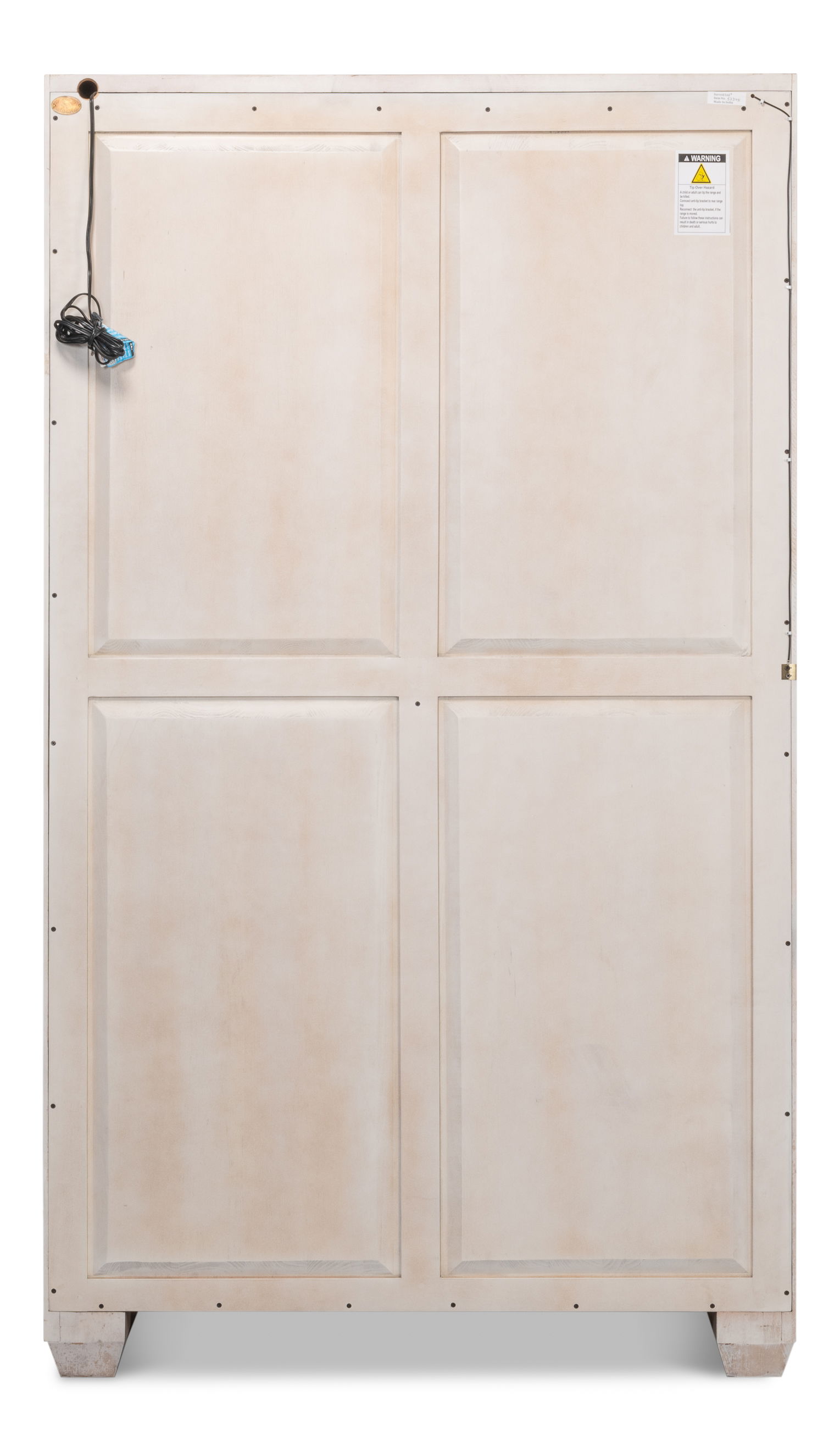 Vineyards Bar Cabinet, Shelving & Bookcase by Sarreid, 48" length x 18" width x 83" height View 3