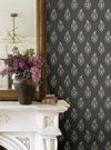 Paisley Black Wallpaper thumbnail 1
