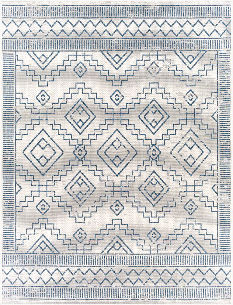 Eagean Machine Woven Rug, by Surya, 1'3.75" length x 1'3.75" width