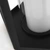 Balley  Set of Two Matte Black Metal Hexagonal Candle Holder Lanterns, Lighting by Mercana, 9.45" length x 9.45" width x 19.69" height thumbnail 8