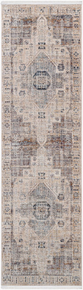Aida Machine Woven Rug, by Surya, 9'0.27" length x 2'7.5" width