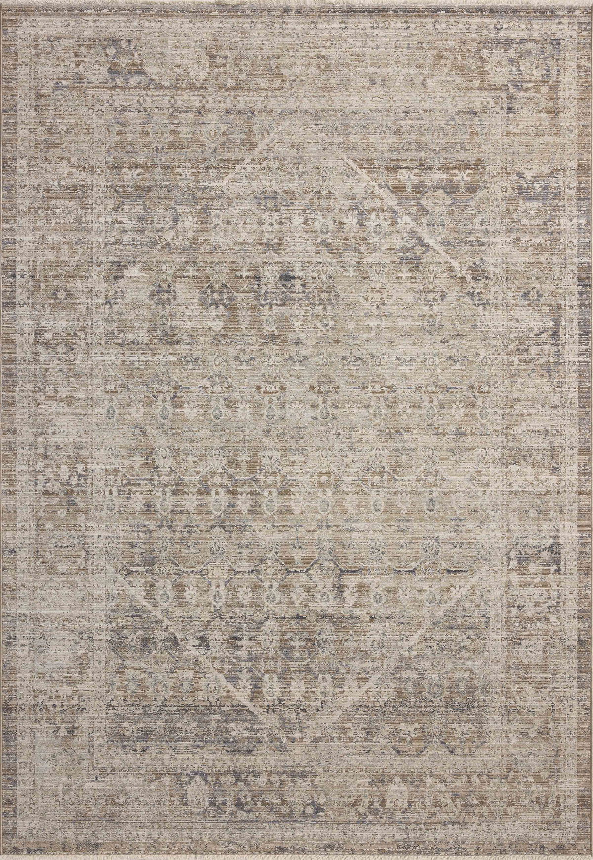 Chris Loves Julia x Loloi Ida Rug, 1'6" length x 1'6" width View 1