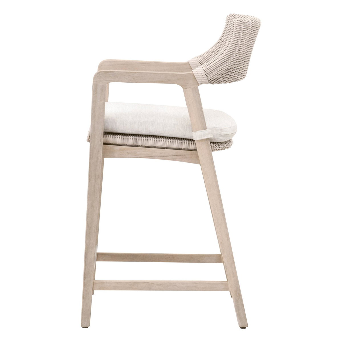 Lucia Outdoor Counter Stool, Dining Chair by Essentials for Living, 21.5" width x 39.75" height x 21" depth View 3