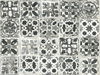 Encaustic Tile Black Peel & Stick Wallpaper thumbnail 0