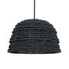 Persephone Black Bead 1 Light Pendant, Ceiling Light by Uttermost, 20.75" width x 13" height x 20.75" diameter x 20.25" depth thumbnail 5