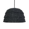 Persephone Black Bead 1 Light Pendant, Mini Light Pendant by Uttermost, 20.75" width x 13" height x 20.75" diameter x 20.25" depth thumbnail 5