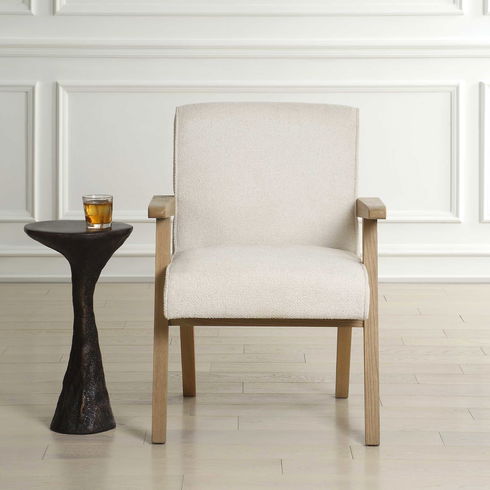 Blakely White Dining Arm Chair