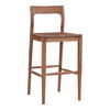 Owing Barstool Walnut Brown, Counter & Bar Stool by Moe's Home, 19.5" width x 42" height x 20" depth thumbnail 2