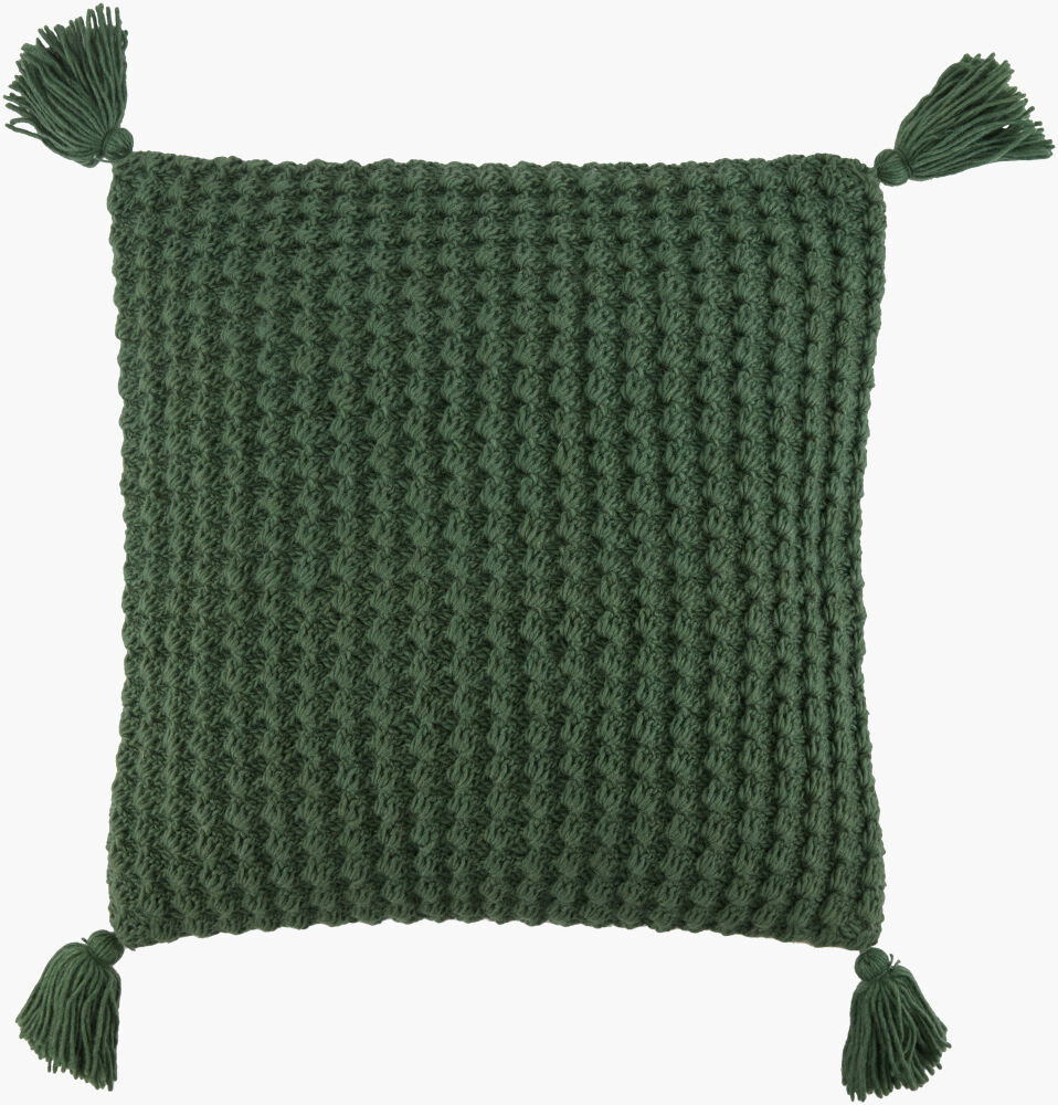Makrome Accent Pillow, Decorative Pillow by Surya, 18" length x 18" width