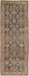 Antique One of a Kind Handmade Rug, by Surya, 9'11" length x 3'8" width thumbnail