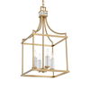 Montreal 4 Light Brass Lantern Pendant 0 Montreal 4 Light Brass Lantern Pendant thumbnail 0