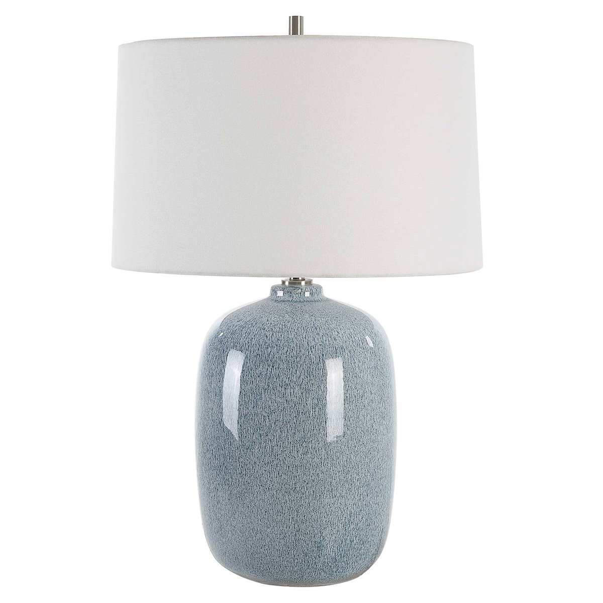 Jubilee Sky Blue Table Lamp, by Uttermost, 18" width x 26.75" height x 18" depth View 5