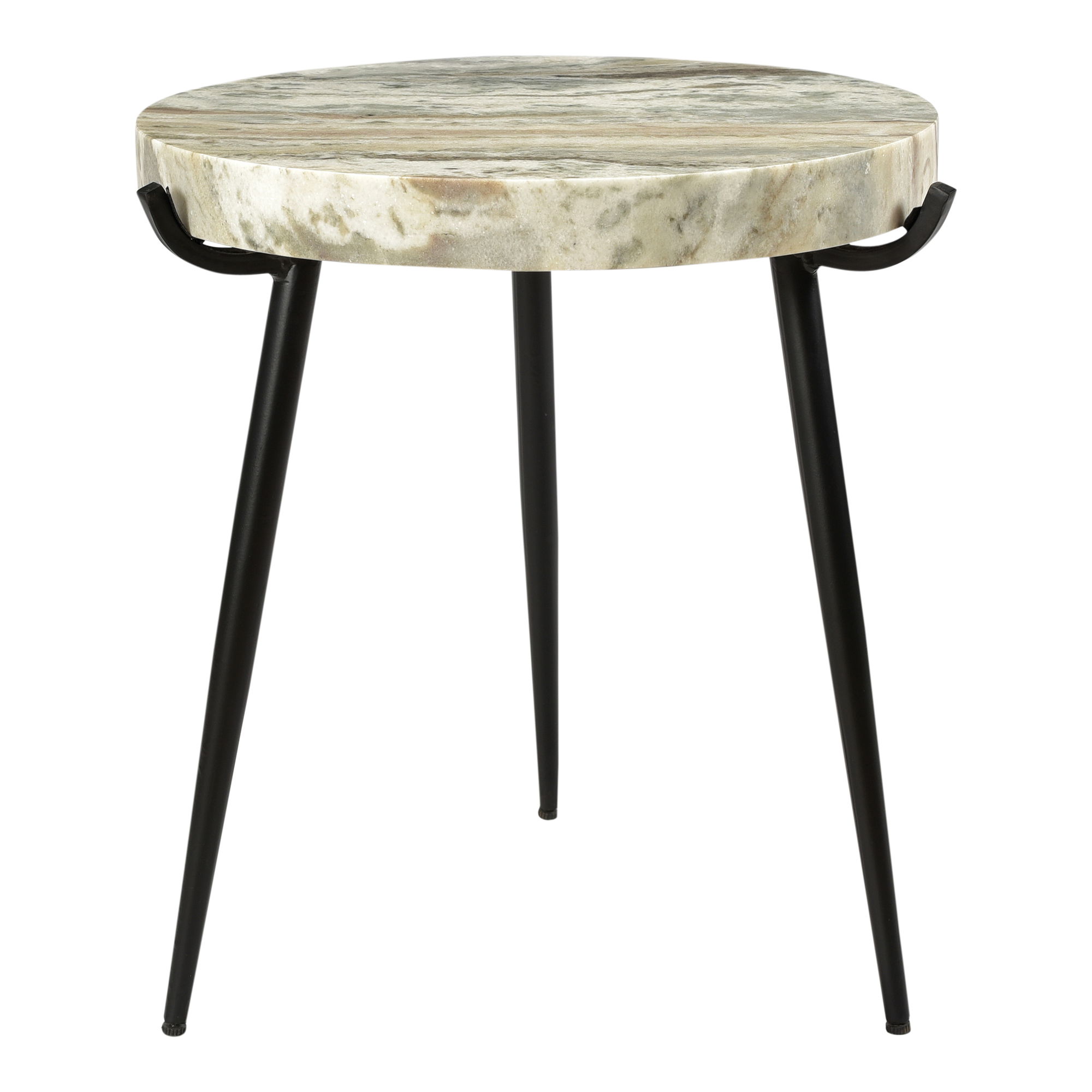 Brinley Accent Table Marble, Side & End Table by Moe's Home, 18" width x 20" height x 18" depth View 1