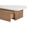 Gemma Storage Bench Oat, Benche by Moe's Home, 60" width x 18.1" height x 24" depth thumbnail 5
