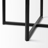 Frodo 29.75' Seat Height White Fabric Seat Black Metal Base Stool, Counter & Bar Stool by Mercana, 16.54" length x 16.54" width x 30" height thumbnail 9