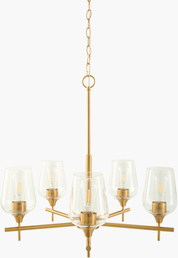 Yueva Chandelier, by Surya, 25" length x 25" width x 24" height