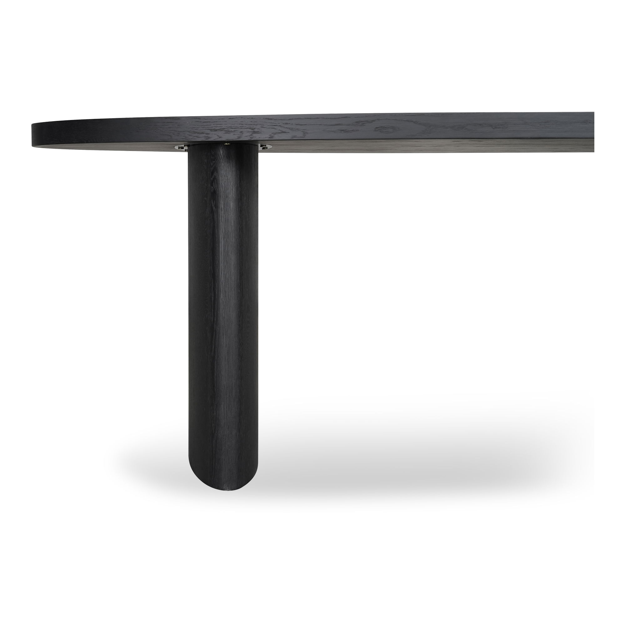William Dining Table Black, by Moe's Home, 85.75" width x 30" height x 43.25" depth View 4