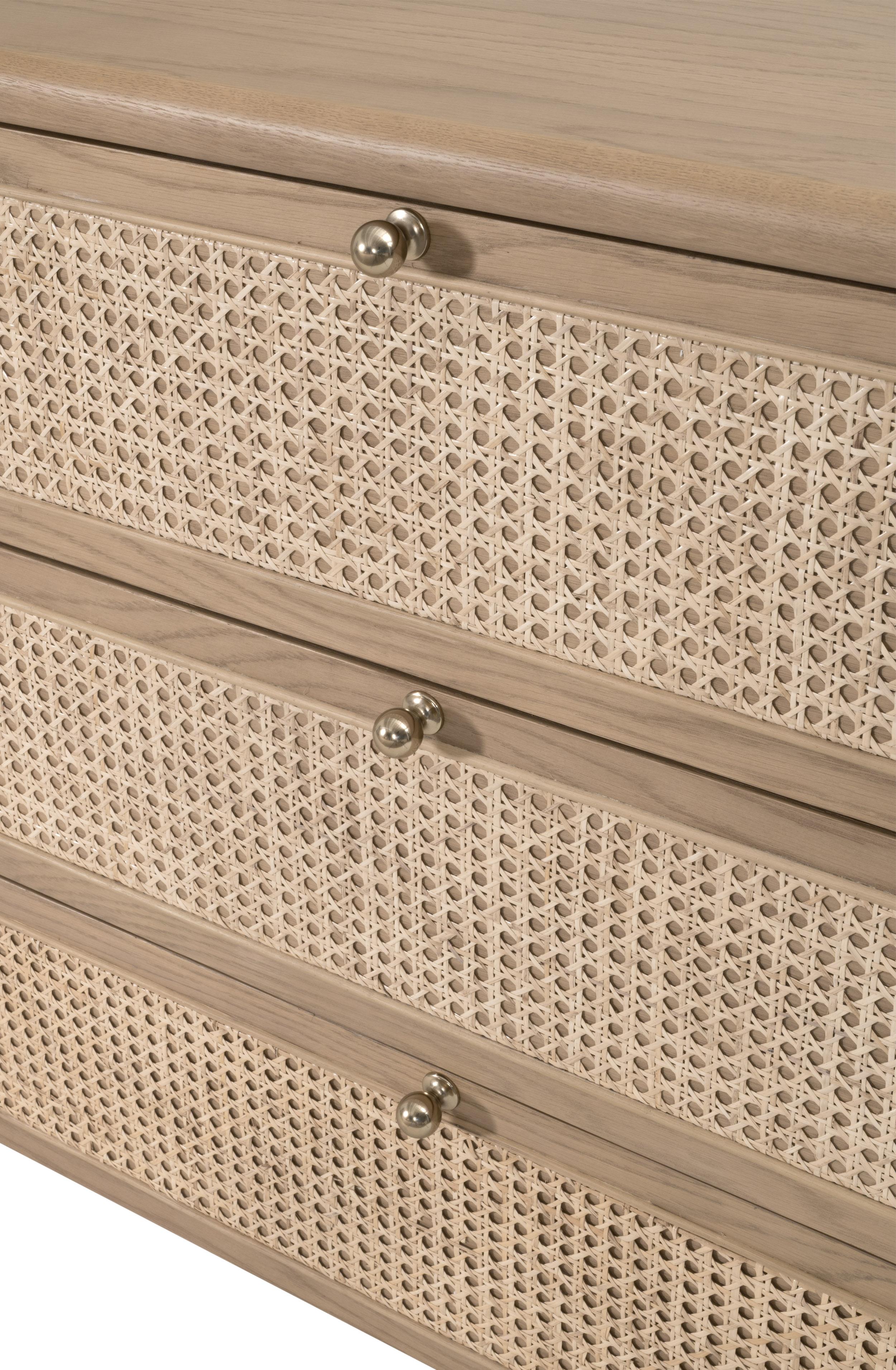 Cannes 6-Drawer Double Dresser, by Essentials for Living, 68" width x 35" height x 20" depth View 10