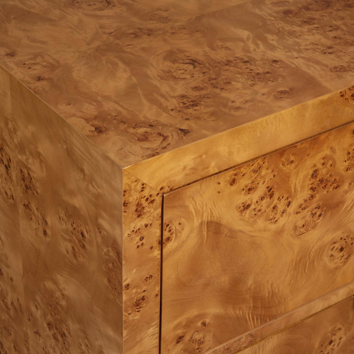Indus 2 Drawer Burl Chest, Cabinets & Chest by Uttermost, 30" width x 30" height x 17" depth View 7