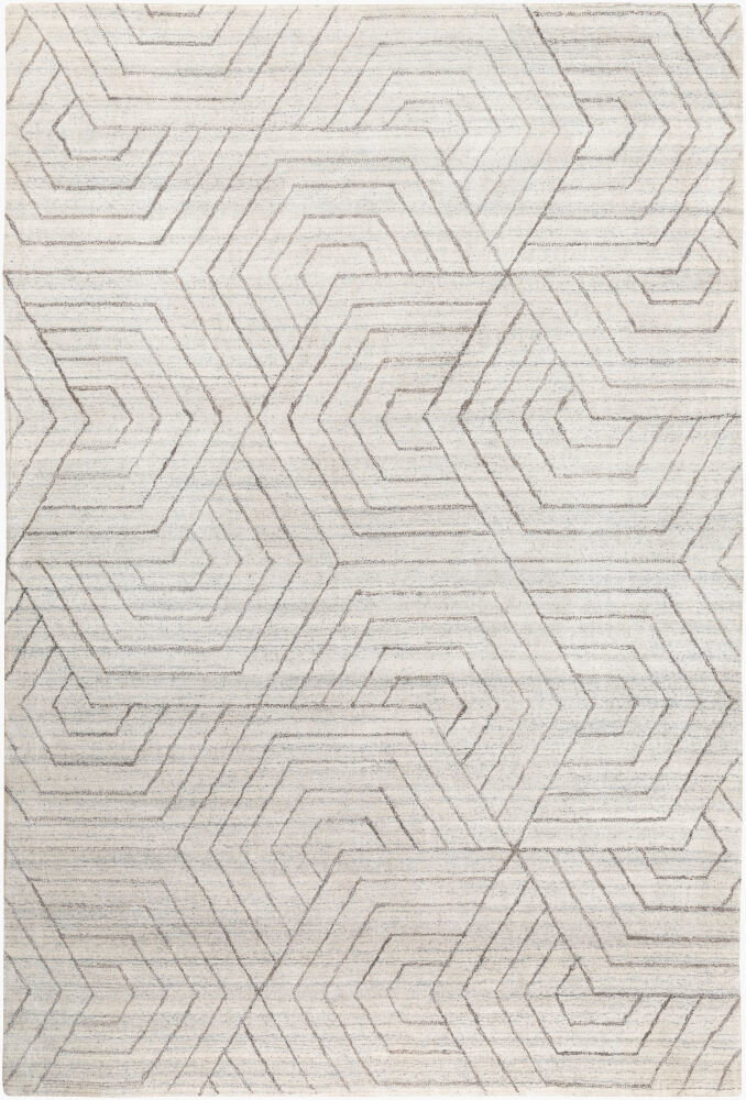 Hightower Handmade Rug, by Surya, 9' length x 6' width