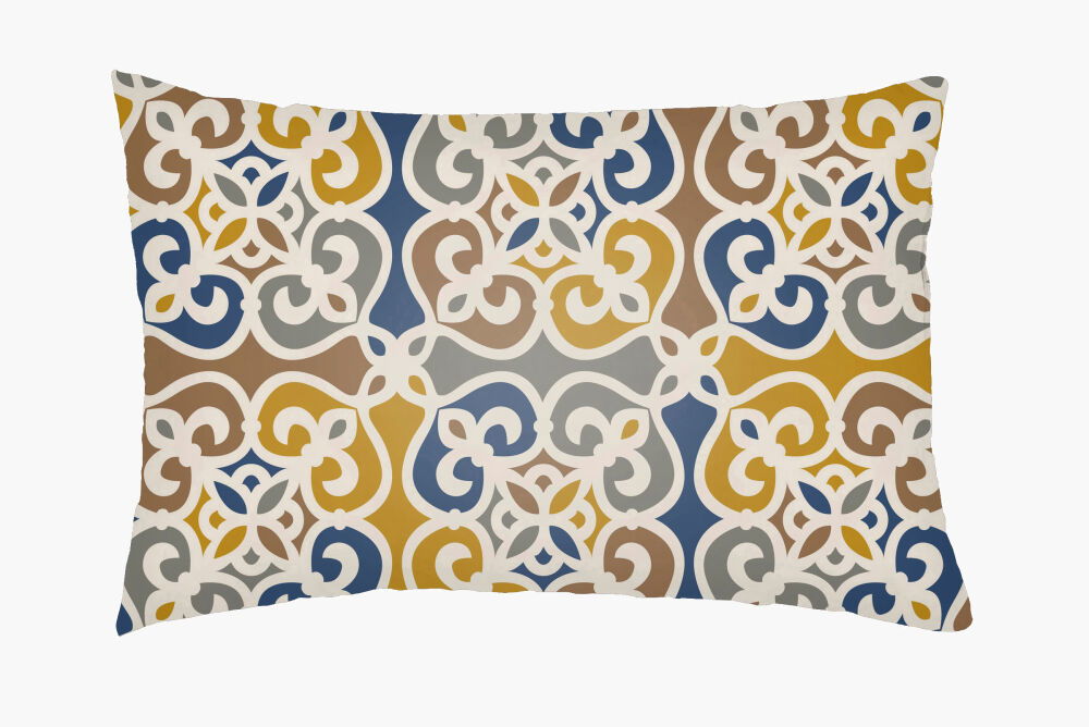 Lolita Lumbar Pillow, Decorative Pillow by Surya, 14" length x 24" width