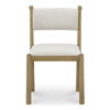 Villetta Dining Chair Stripe - Set Of Two, by Moe's Home, 19.5" width x 33.5" height x 23" depth thumbnail 1
