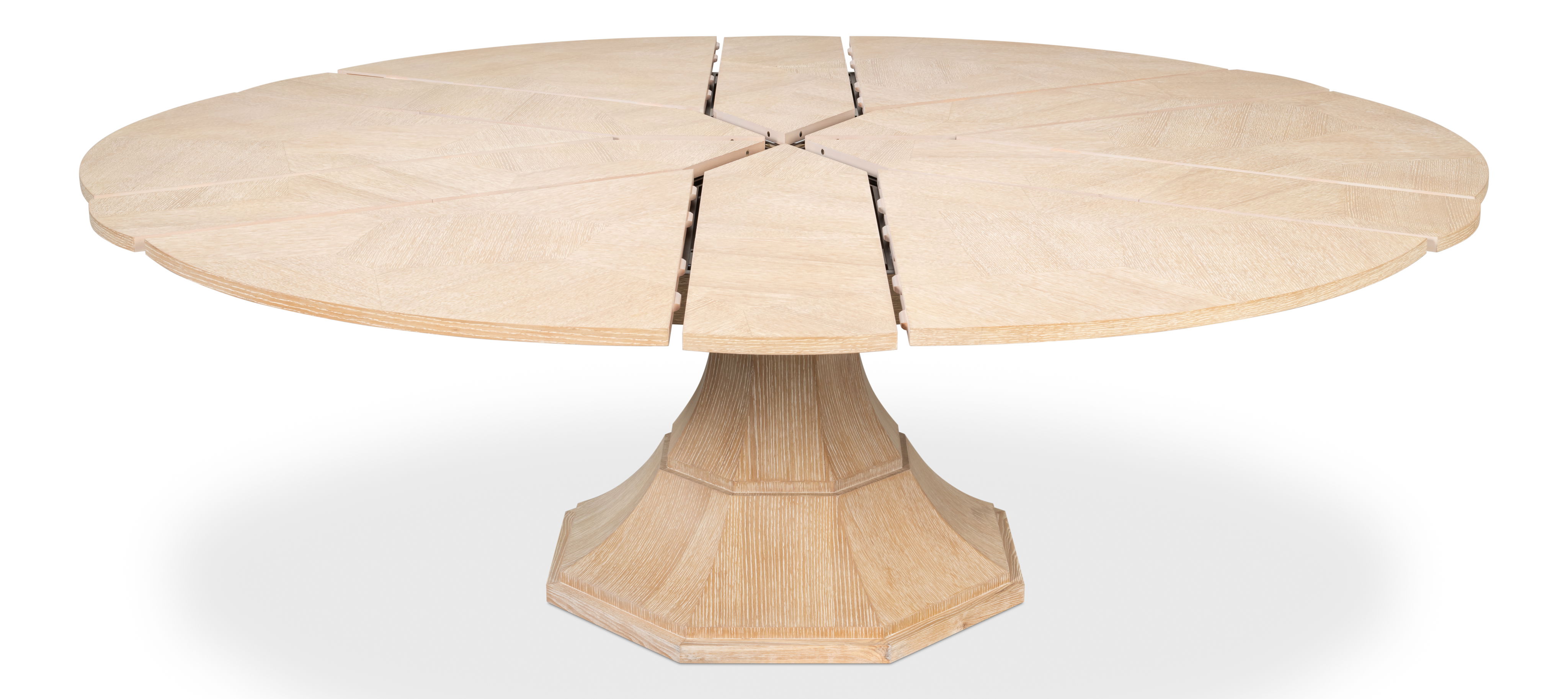 Giselle Jupe Table,Med,Bleached Oak large image 