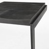 Kiran Backless 30in Seat Bar Stool | Black Wood with Black Metal, Counter & Bar Stool by Mercana, 17" length x 17" width x 30" height thumbnail 7