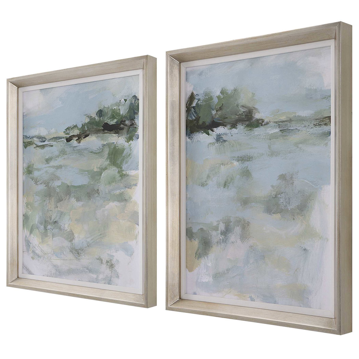 Far Away View Framed Prints Set/2, Art by Uttermost, 21" width x 27" height x 2" depth View 5
