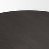 Tarro 60' Round Dining Table | Espresso Wood | Seats 6, by Mercana, 60" length x 60" width x 30" height thumbnail 7