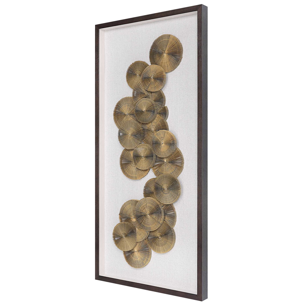 The Times Shadow Box Wall Art, by Uttermost, 27.6" width x 59.1" height x 2.5" depth View 5