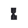 Cassia Cast Aluminum Vase Black, by Moe's Home, 8" width x 20" height x 8" depth thumbnail 3