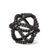 Earnhardt I Small 9L x 9W Black Wooden Beaded Orb, Decorative Object by Mercana, 8.66" length x 8.66" width x 8.86" height thumbnail 1