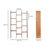 Orson Bookcase Brown, Shelving & Bookcase by Moe's Home, 43.31" width x 68.9" height x 11.81" depth thumbnail 11