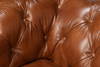 Castered Chesterfield Sofa, by Sarreid, 3'2" length x 7'5" width x 2'8" height thumbnail 7