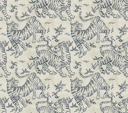 Orly Tigers Indigo Wallpaper