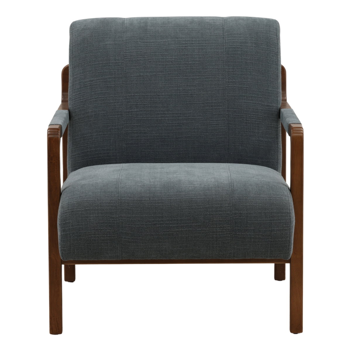 Jordi Occasional Chair Blue, Accent Chair by Dovetail, 29.5" width x 35.2" height x 39" depth View 2