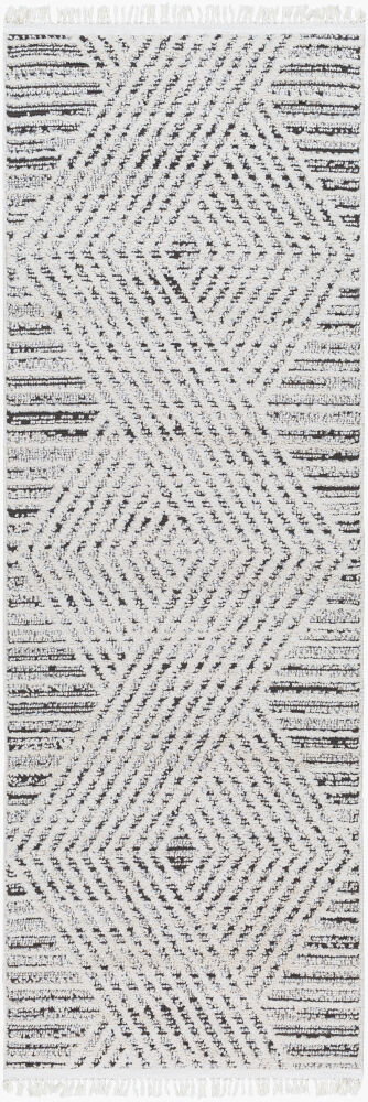 Berlin Machine Woven Rug, by Surya, 7'2.61" length x 2'7.5" width