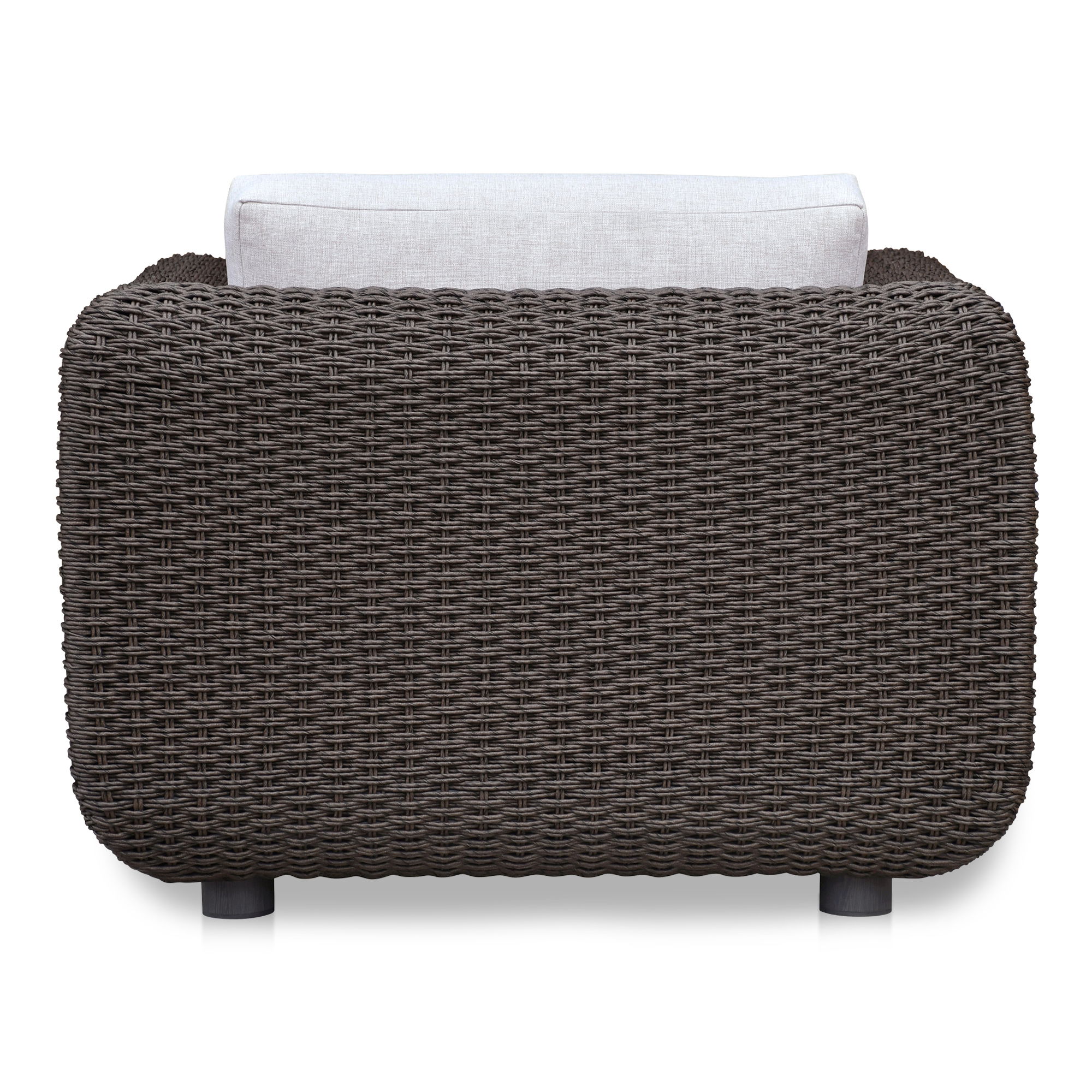 Soma Outdoor Accent Chair Dark Brown large image 