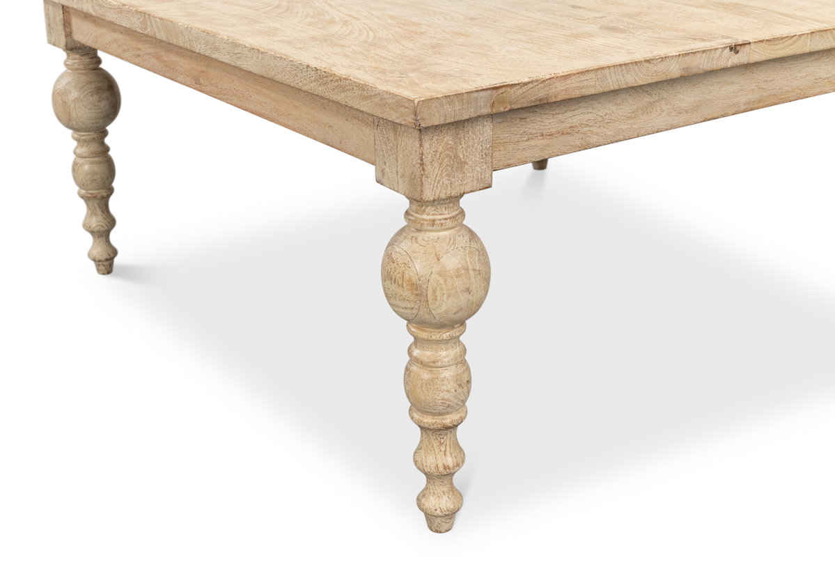 Jocelyn Coffee Table, by Sarreid, 3'3" length x 3'3" width x 1'6" height View 8