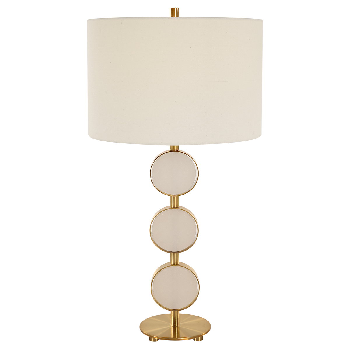 Three Rings Contemporary Table Lamp, by Uttermost, 1'2.5" width x 2'4.5" height x 1'2.5" depth View 1