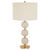 Three Rings Contemporary Table Lamp, by Uttermost, 1'2.5" width x 2'4.5" height x 1'2.5" depth thumbnail 1