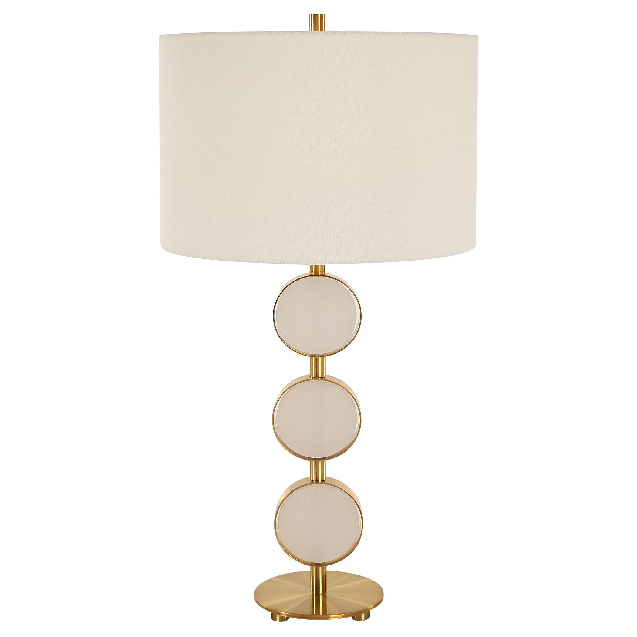 Three Rings Contemporary Table Lamp, by Uttermost, 14.5" width x 28.5" height x 14.5" depth View 1