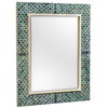 Makaria Coastal Blue Mirror, by Uttermost, 3'2" width x 4' height x 2" depth thumbnail 4