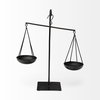 Ellis 10L x 4W Black Metal Vintage Inspired Weighing Scale, Decorative Object by Mercana, 10" length x 4" width x 13" height thumbnail 3
